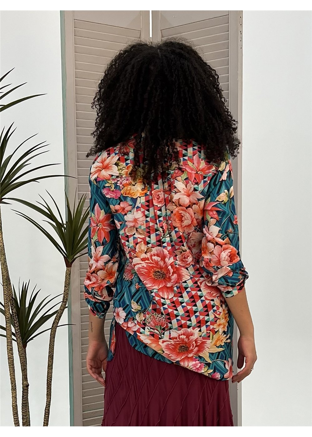 Floral Diamond Shirt