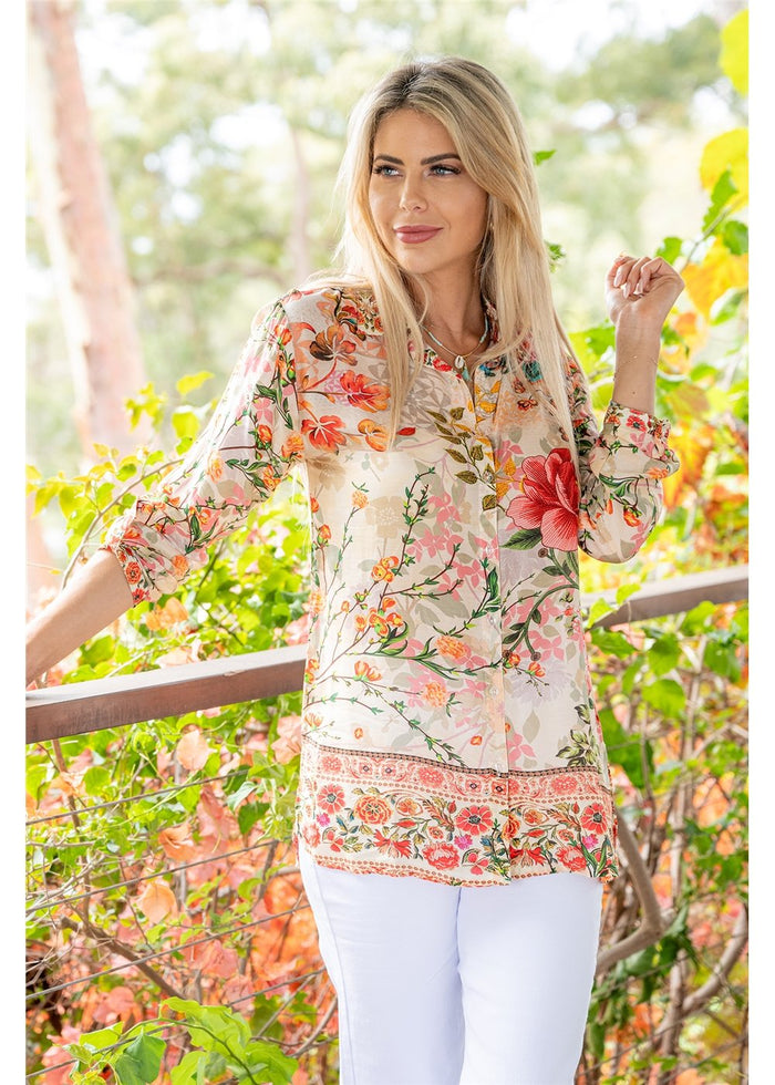 Rouge Bloom Shirt