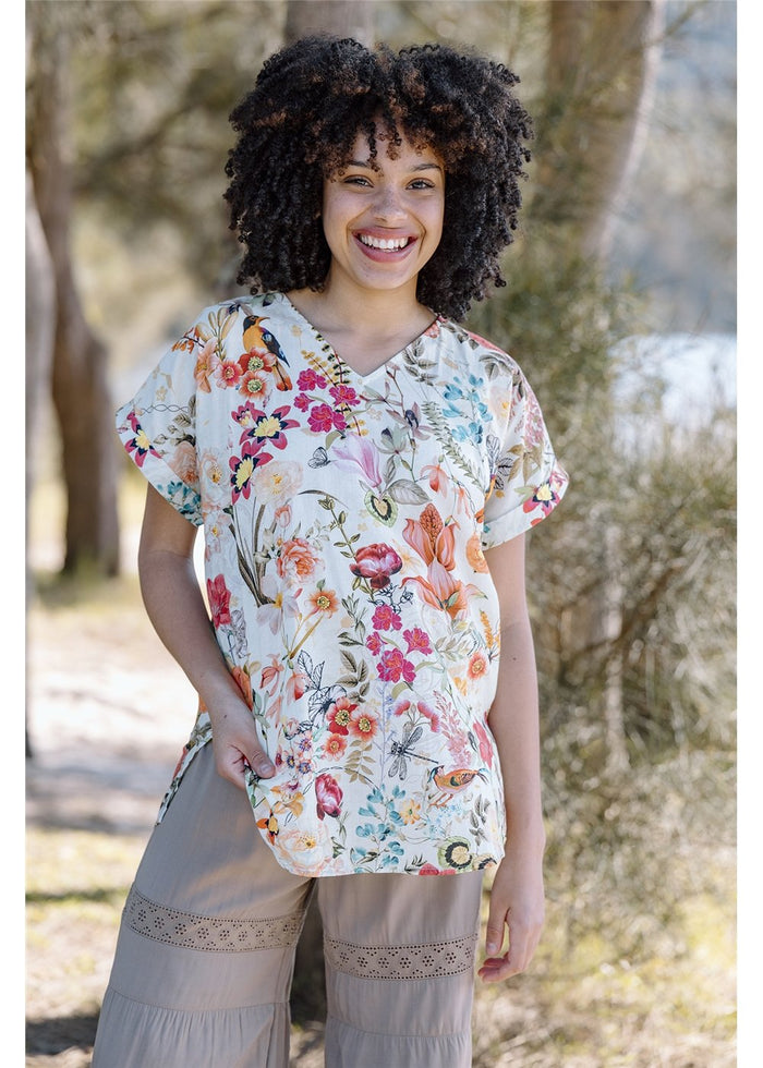 Kerala V Neck Top