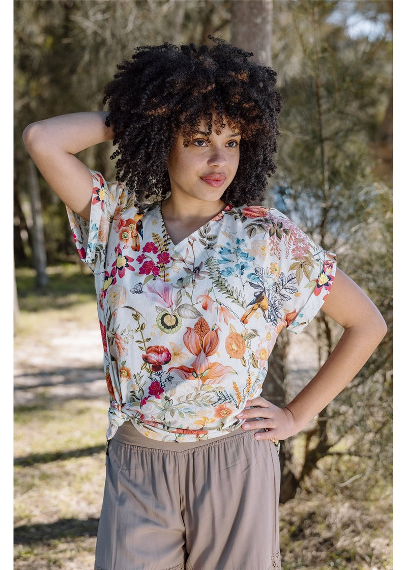 Kerala V Neck Top