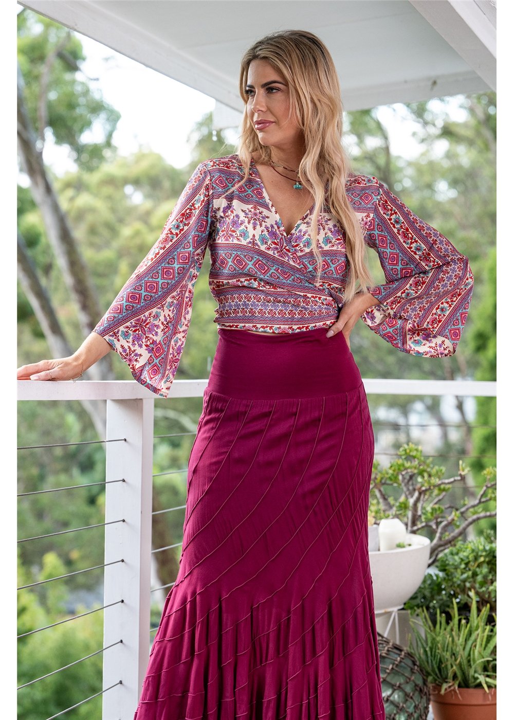 Gidja Tie Top, front view