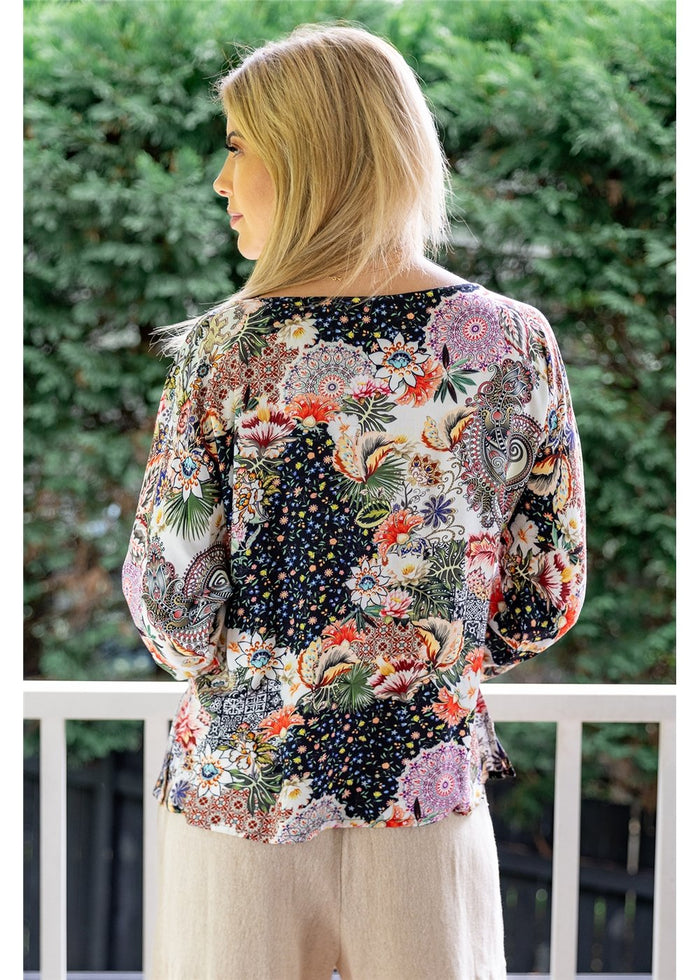 Lakshmi Long Sleeve Top, view 2