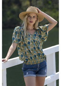 Dalah S/SLeeve Blouse