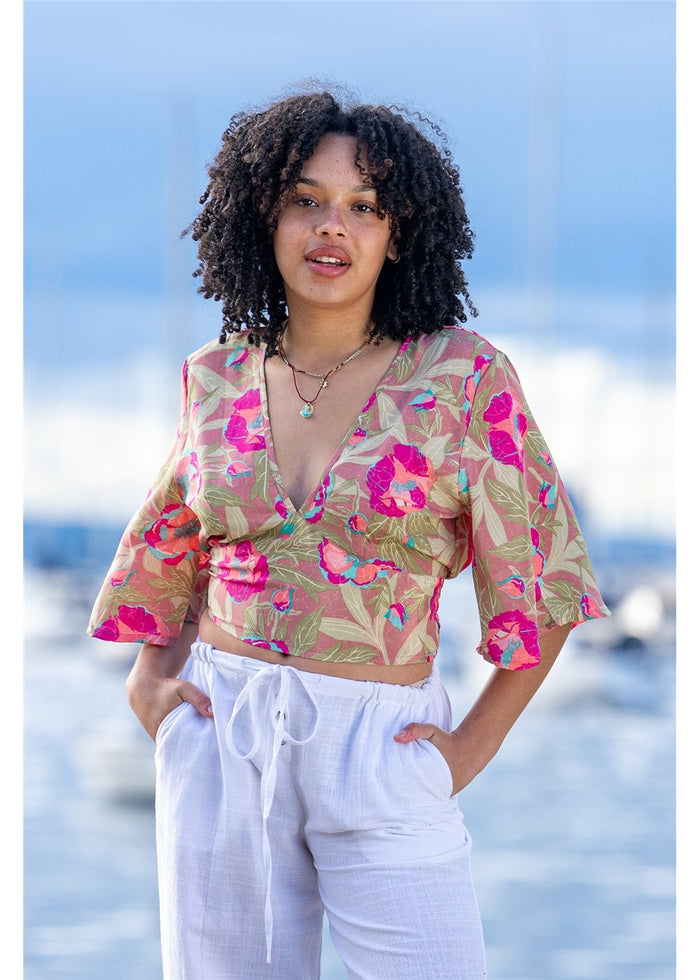 Bloss Flounce Sleeve Top