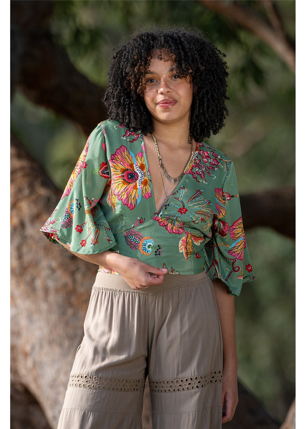 Posey Flounce Sleeve Top