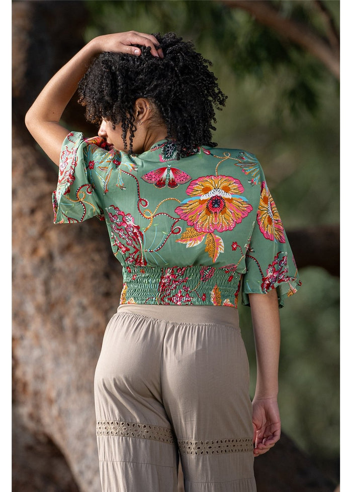 Posey Flounce Sleeve Top