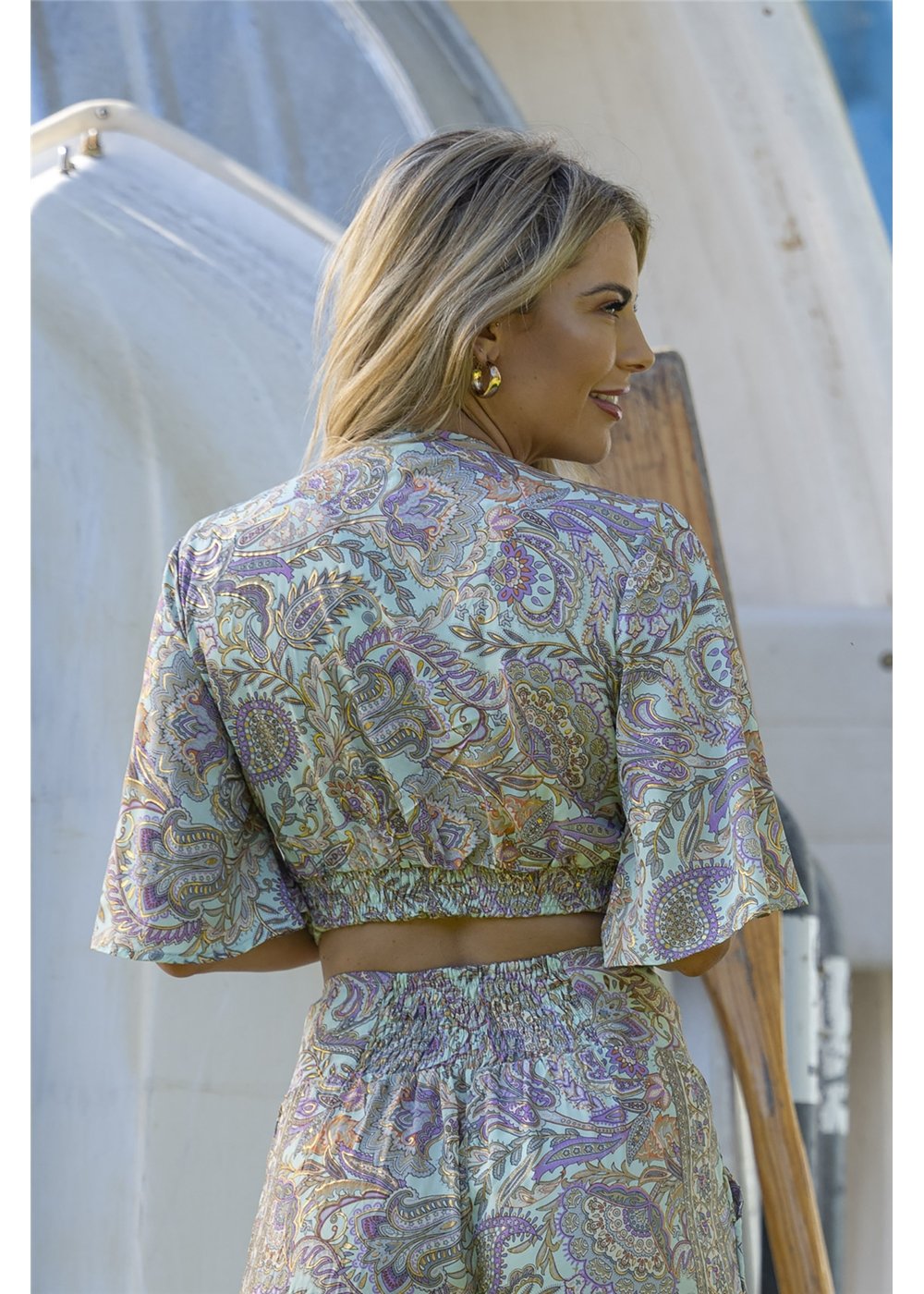 Yasmin Flounce Sleeve Top