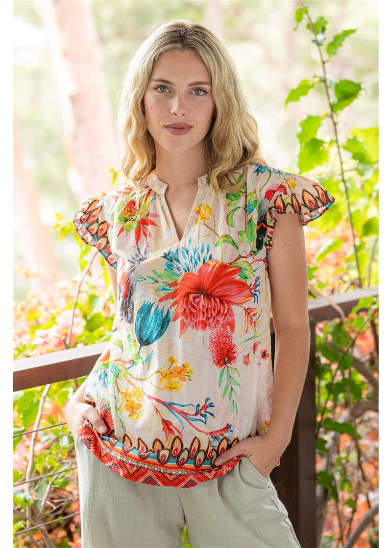 Waratah Sarah Top