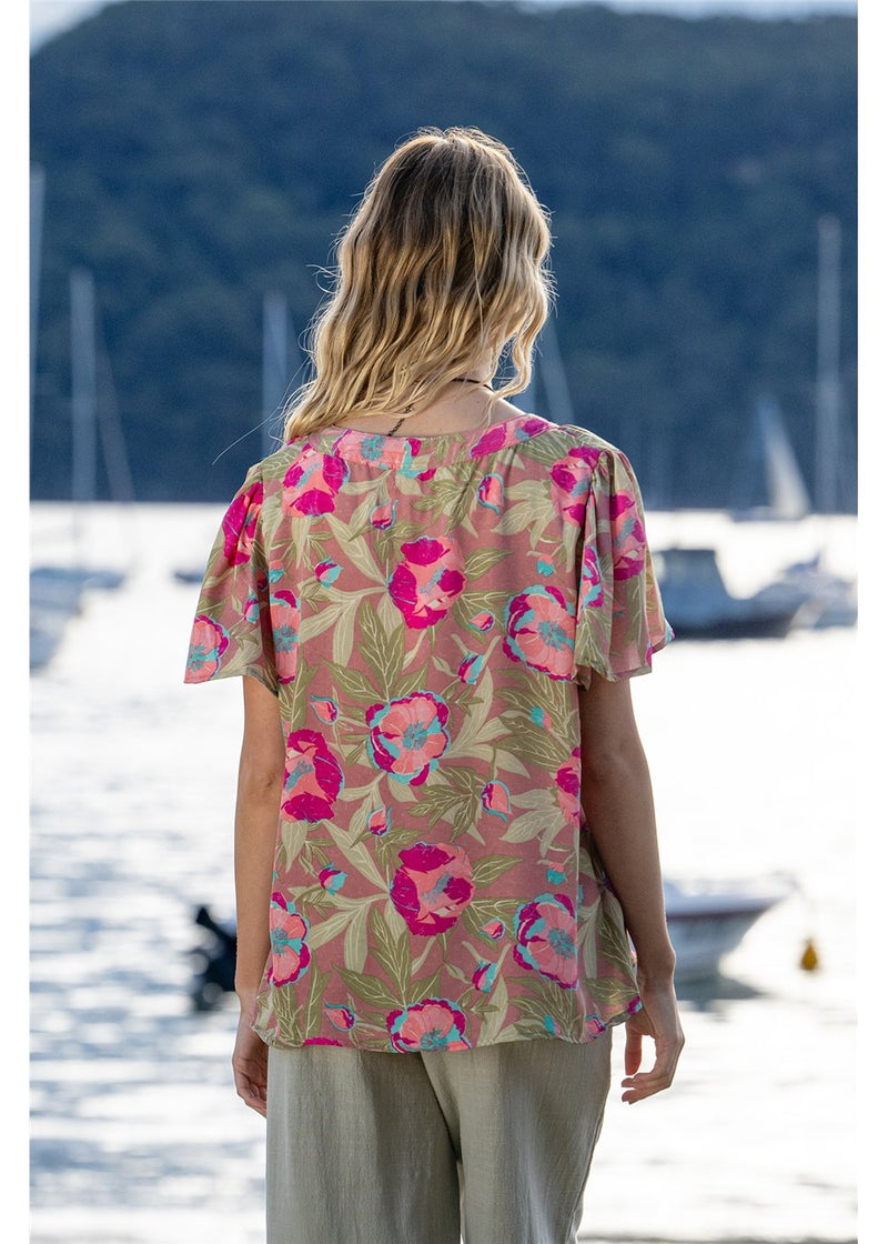 Bloss Flare Sleeve Top