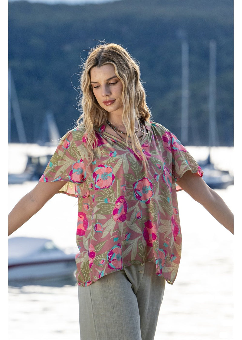 Bloss Flare Sleeve Top