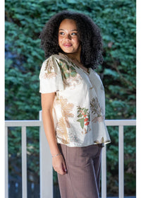 Clemi Flare Sleeve Top