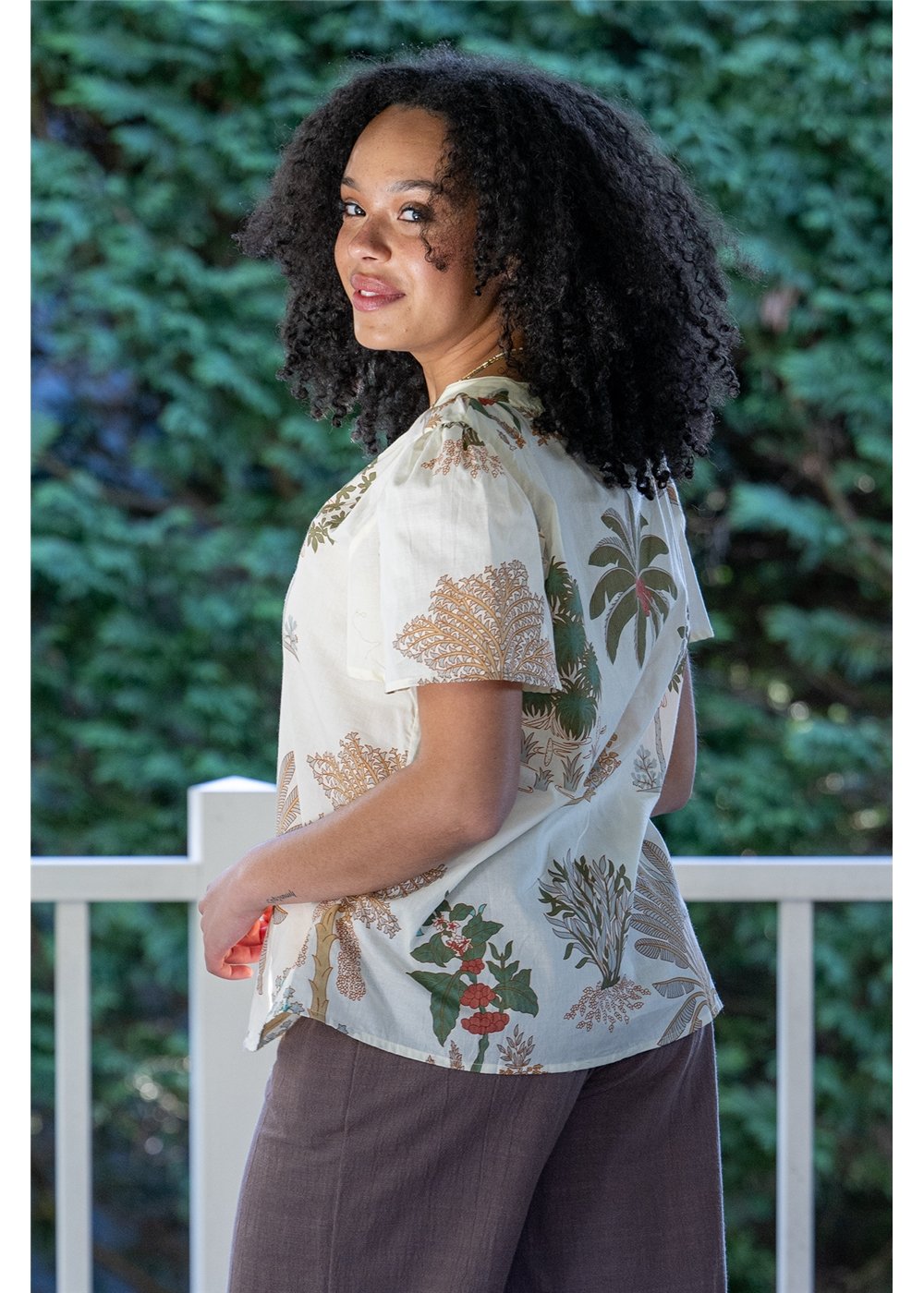 Clemi Flare Sleeve Top