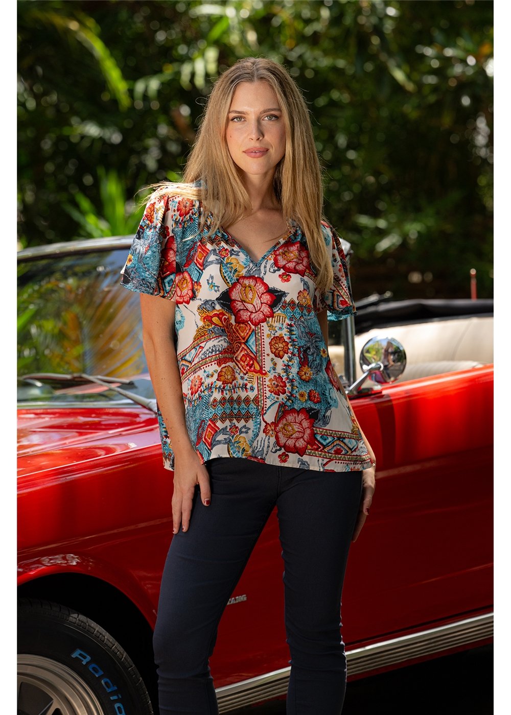 Margot Flare Sleeve Blouse