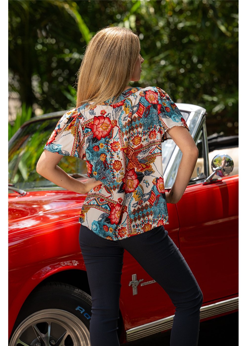 Margot Flare Sleeve Blouse