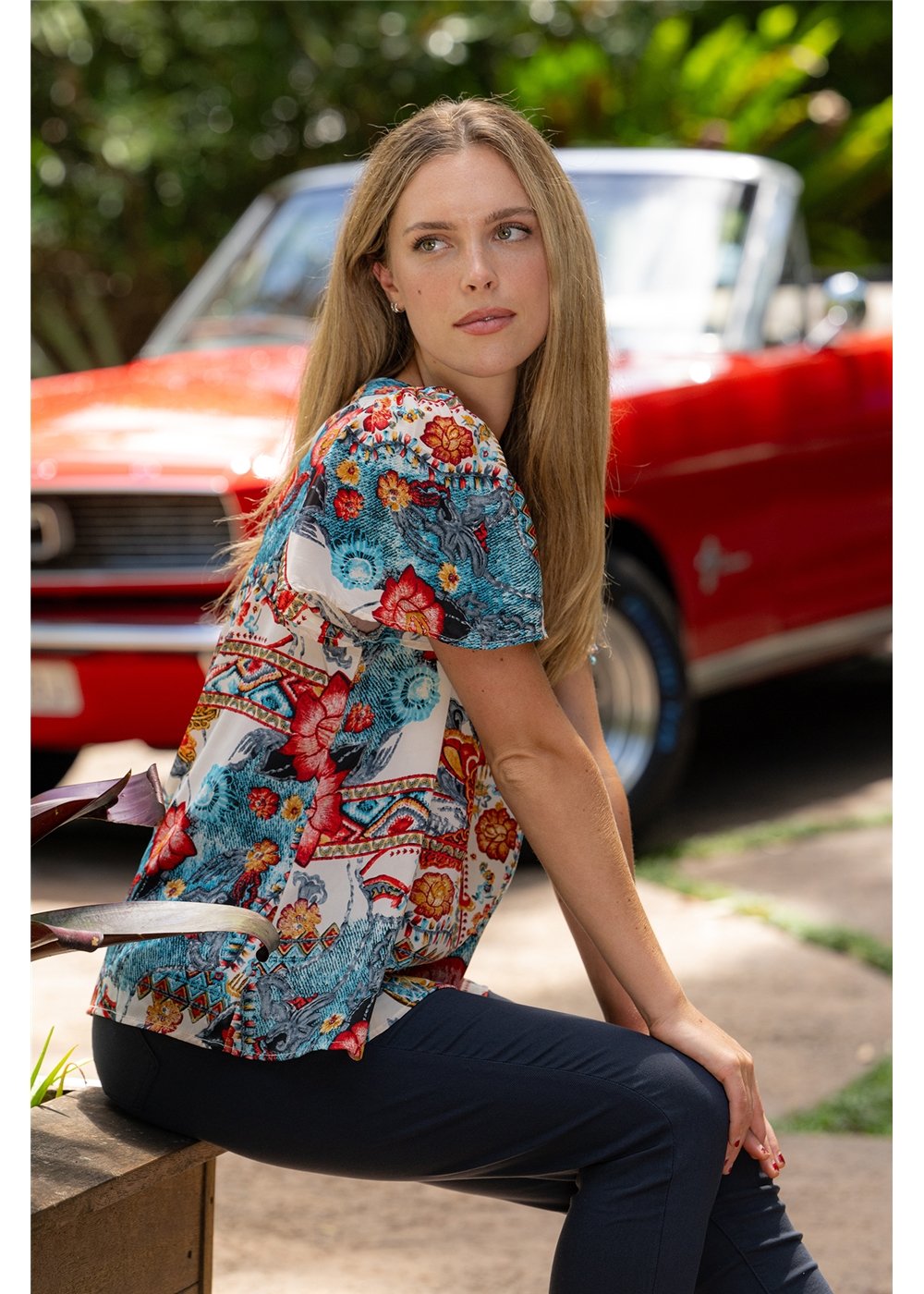 Margot Flare Sleeve Blouse