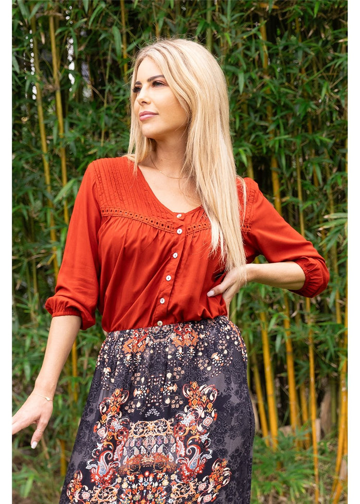 RUST Charlot Top, front view