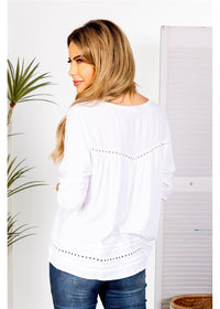 White Charlot Top - White