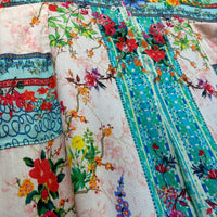 Tile Jumpsuit, close view of the floral print