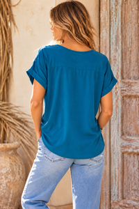 Tina Top - Greek Blue