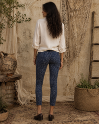 UP Pant - Bouquet Petal Slit Ankle Pants