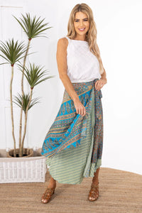 Wrap Skirt - Cyan - Limited Edition