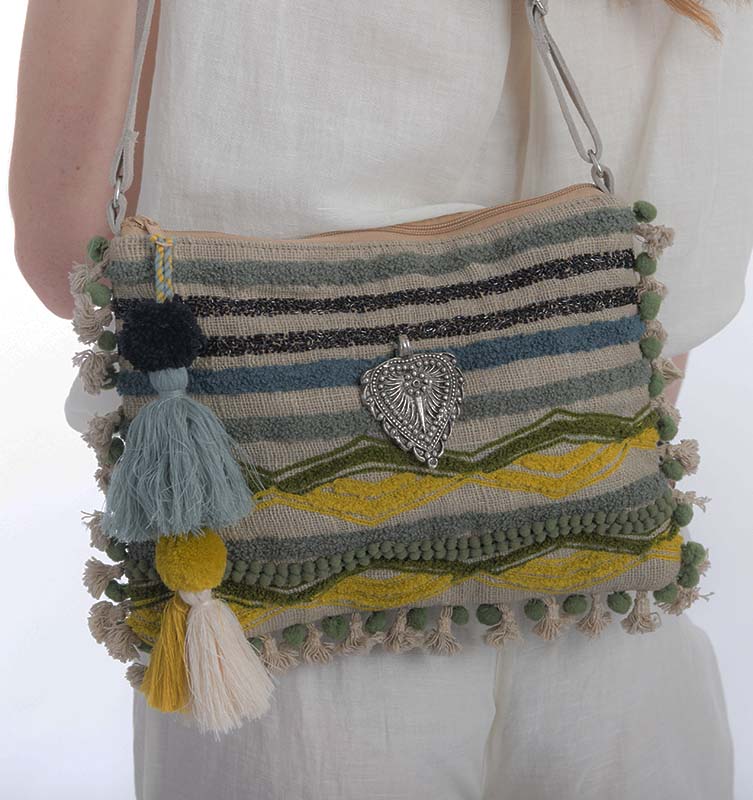 Stripe Boho Bag