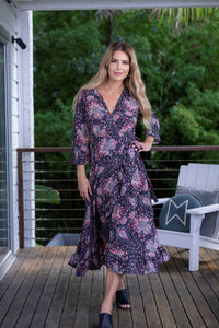 Allegra Wrap Dress