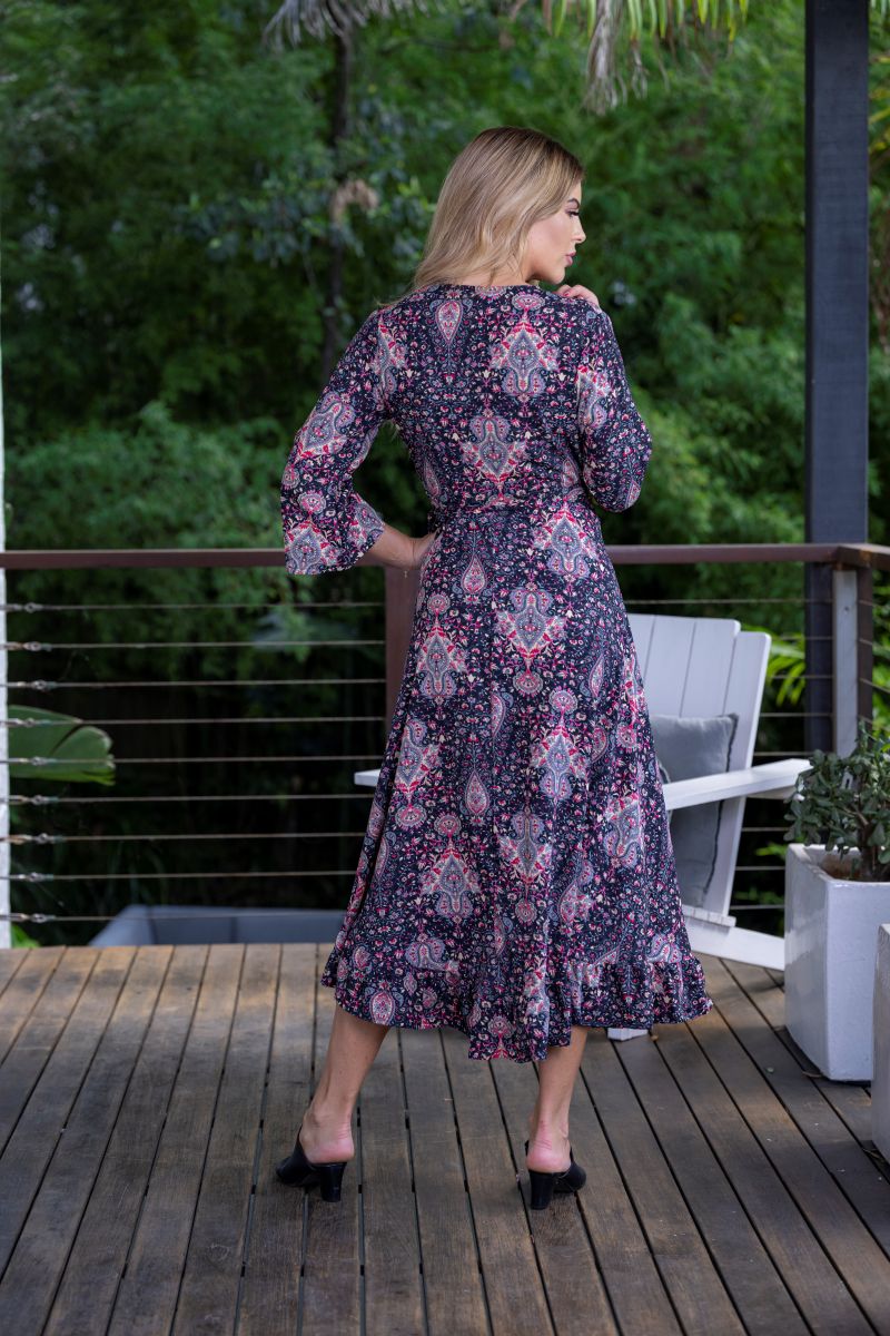 Allegra Wrap Dress