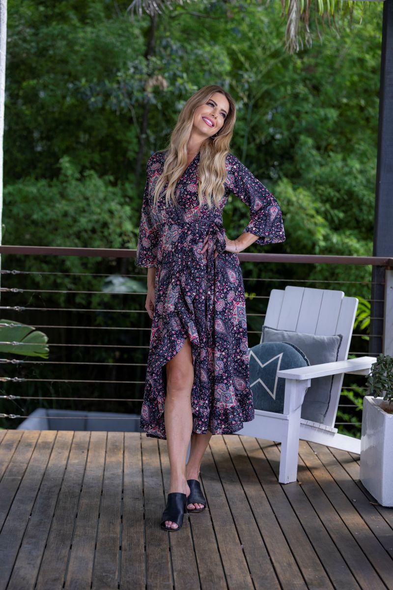 Allegra Wrap Dress
