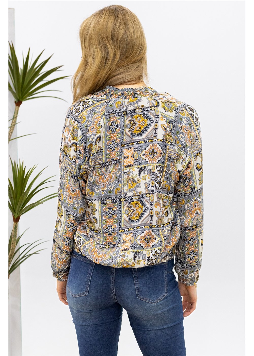 Barika Reversible Bomber - styled side view