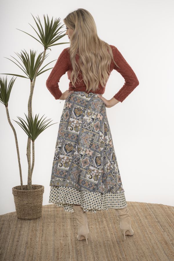 Barika Wrap Skirt