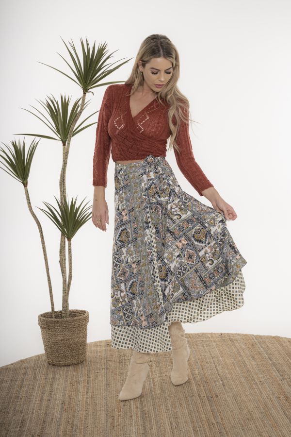 Barika Wrap Skirt