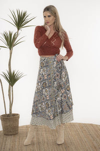 Barika Wrap Skirt