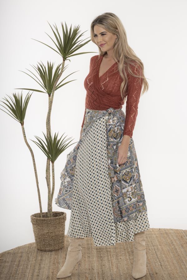 Barika Wrap Skirt