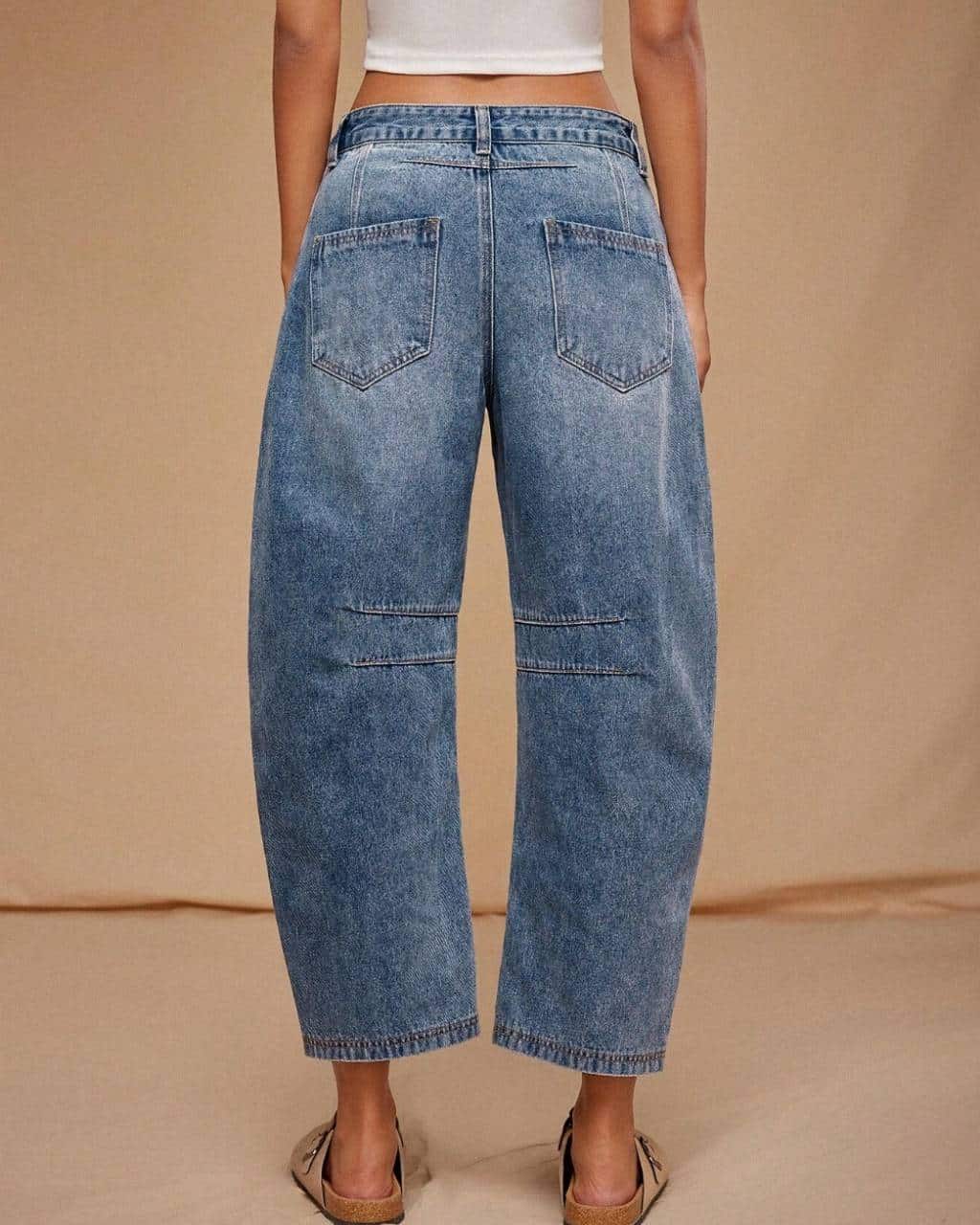 Barrel Jeans - Denim