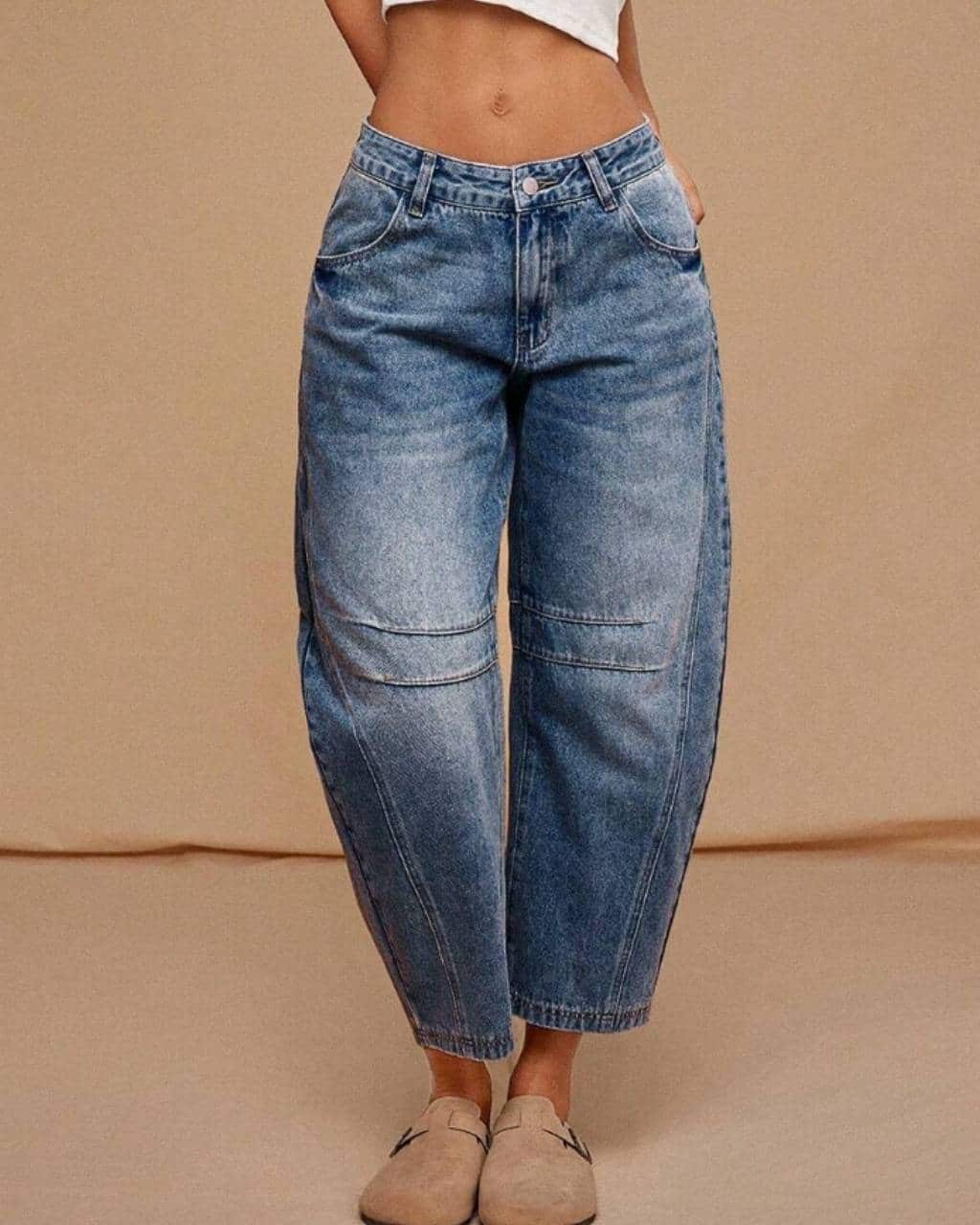 Barrel Jeans - Denim