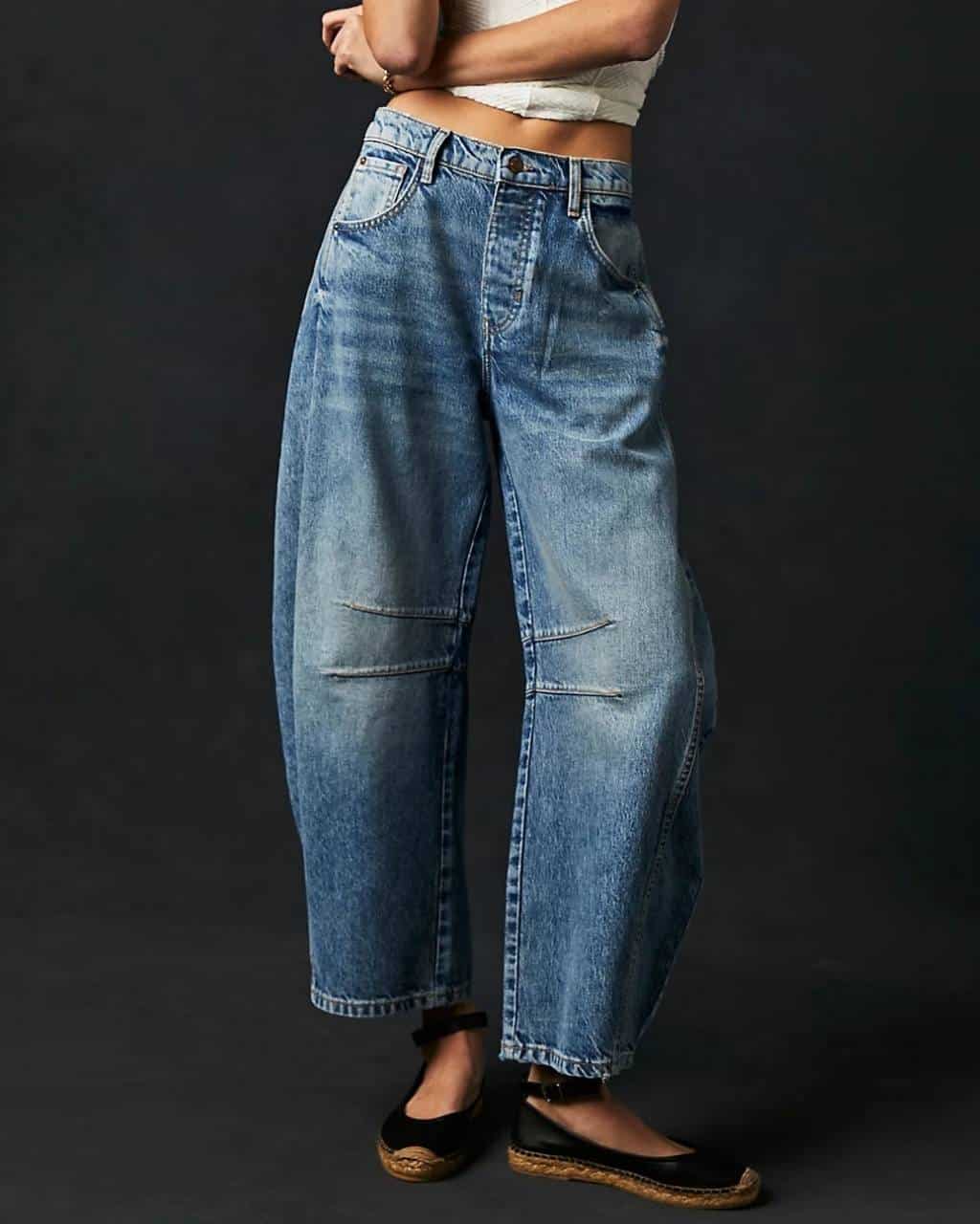 Barrel Jeans - Denim