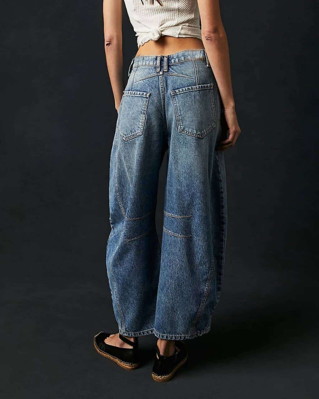 Barrel Jeans - Denim