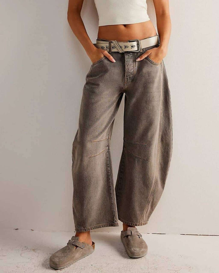 Barrel Jeans - Charcoal