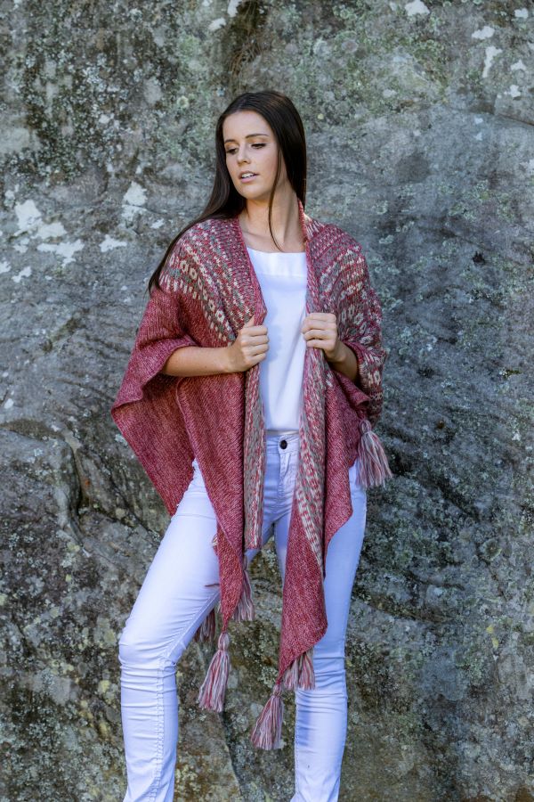 Blush Wrap -Mohair