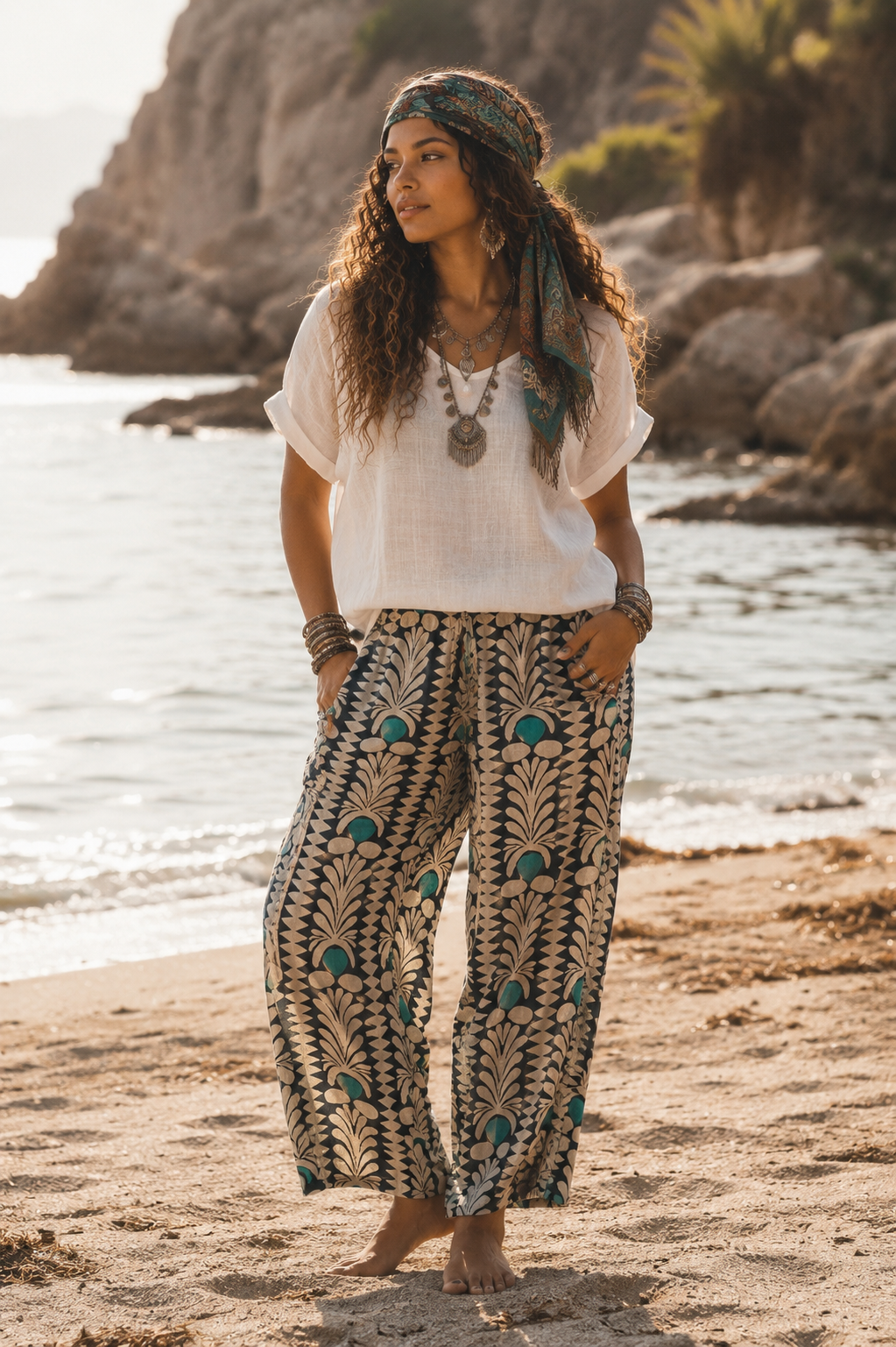 Bondi Cotton Hemi Pants