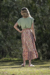 Bree Frill Wrap Skirt