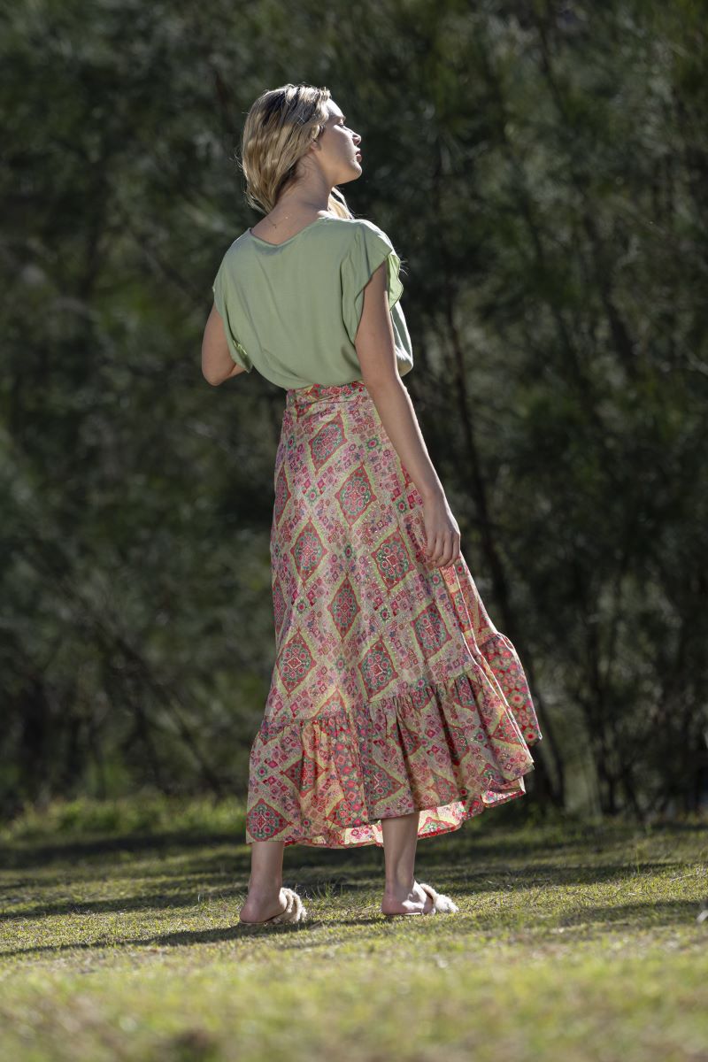 Bree Frill Wrap Skirt