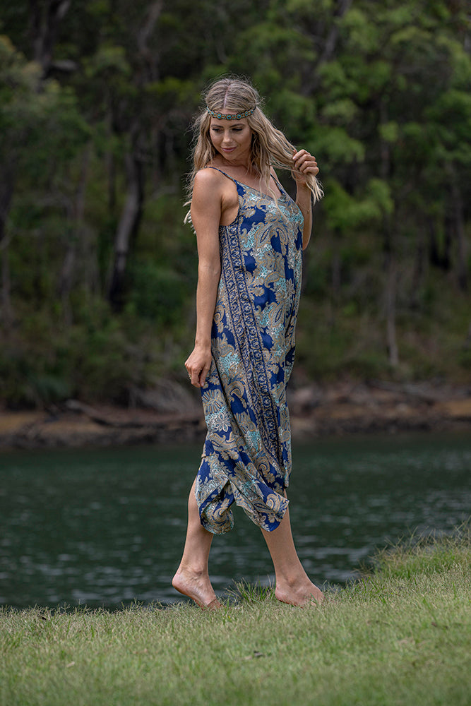 Brittany Jumpsuit - Ocean