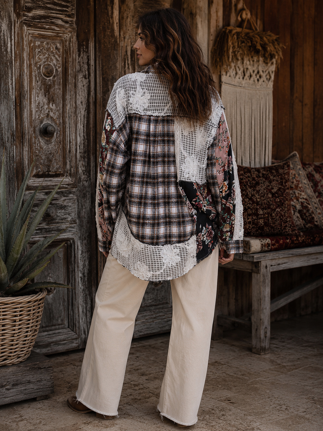 CJ Choco Shacket | Styled back