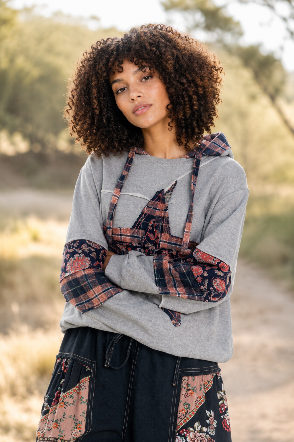 CJ Star Hoodie Grey | Face