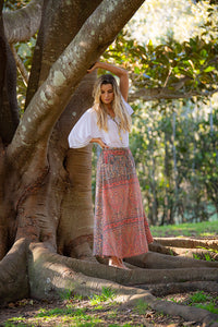 Tassel maxi skirt