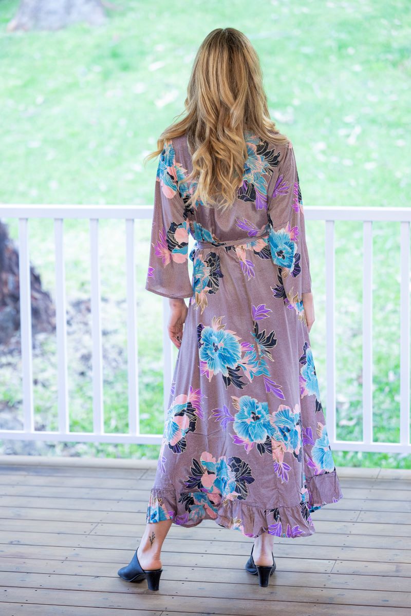 Emi Wrap Dress - Mauve