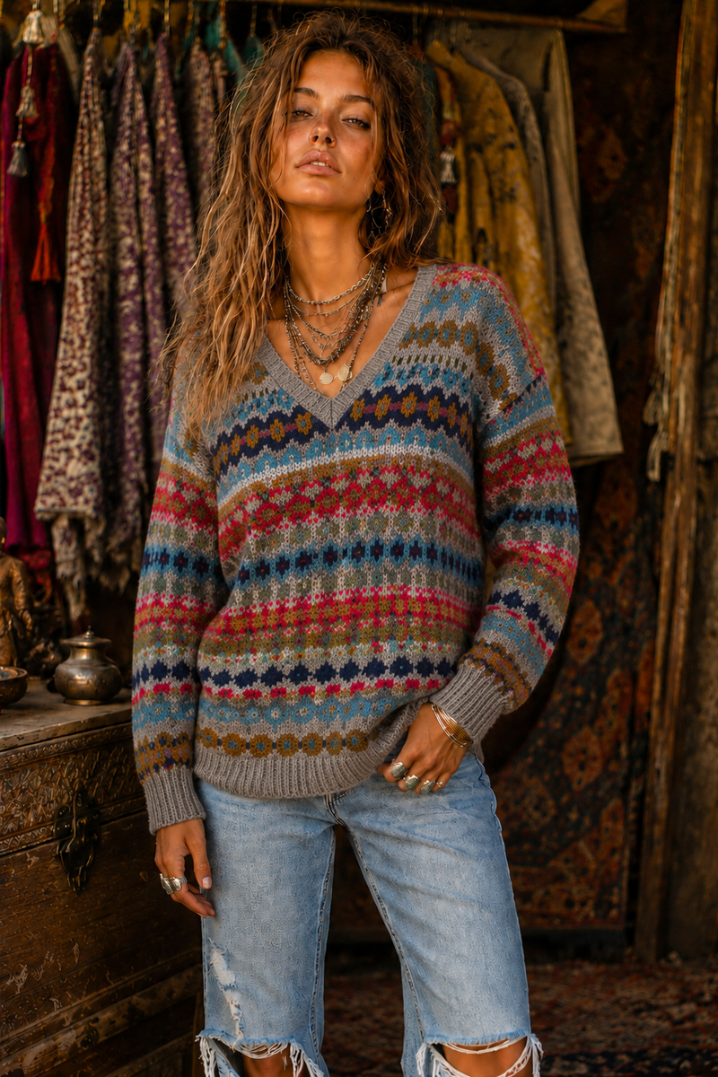 Nordic Sweater | Orange