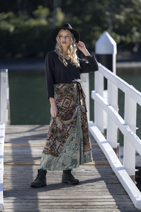 Keisha Wrap Skirt